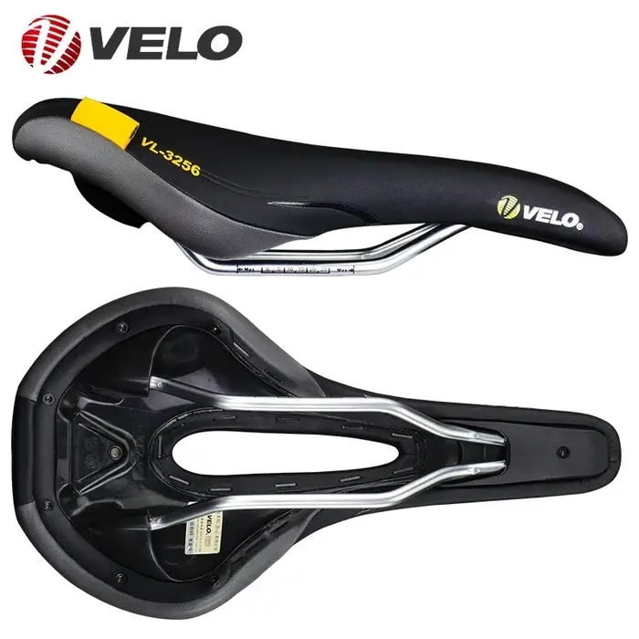 Selle de vélo en cuir PU confortable pour VTT gravel hors route ville touring vélo de route conductrice O VL-3256
