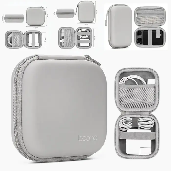 Mini sac de rangement Portable pour Gadgets numériques, coque rigide, étui de chargeur d'écouteurs e