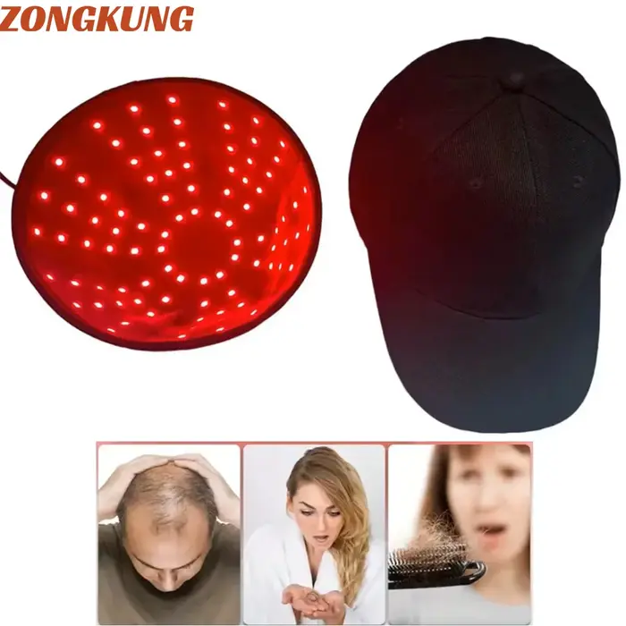 Chapeau de thérapie à la lumière rouge avec 96 perles de lampe, capuchon professionnel pour la crois