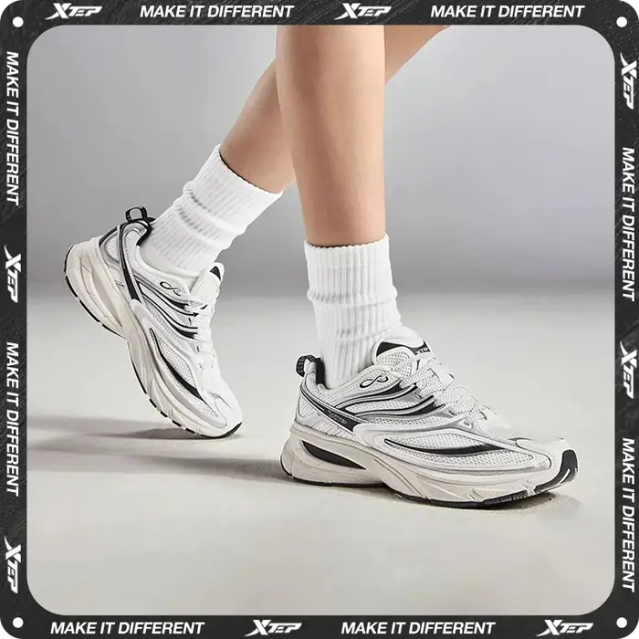 Xtep Little Basque 2 chaussures décontractées pour hommes 2025 été Vintage respirant confortable ant