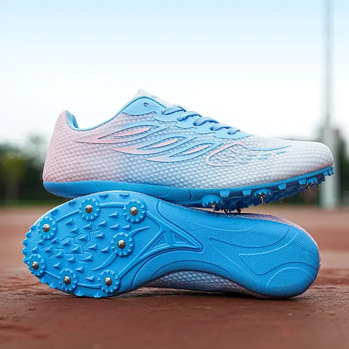 Chaussures d'athlétisme à pointes pour hommes et femmes, chaussures de course pour garçons et filles