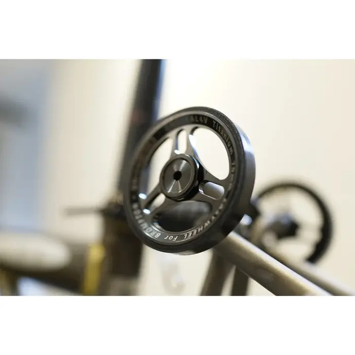 1 paire de roue facile en titane 70mm roue de poussée anodisée ultralégère pour roue en titane bromp