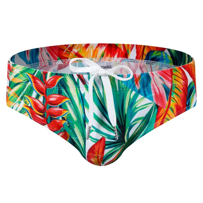 Maillot de bain homme Jockmail push-up multicolore troncs boxer sexy respirant shorts plage