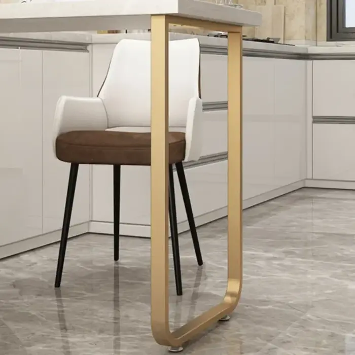 Barre de peinture métallique légère en fer, Support de pied de bureau suspendu, accessoires de pied 
