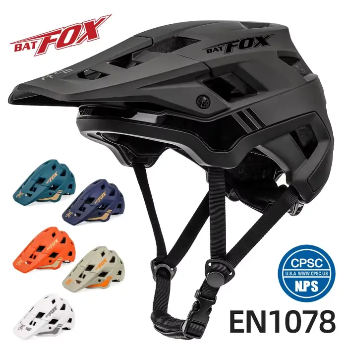 BATFOX-Casque VTT ultraléger pour homme et femme, pour vélo de route et de montagne, nouvelle collec