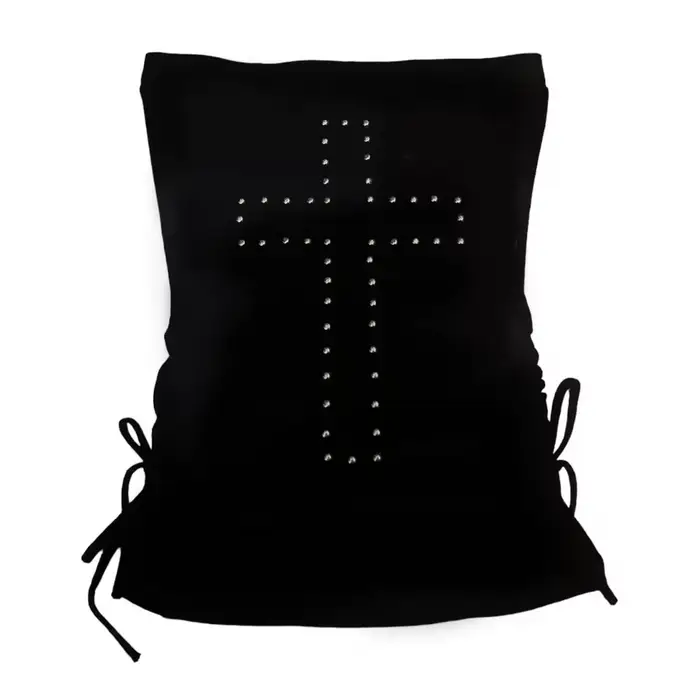 Femme vêtements Vintage femmes 2000s Y2k hauts Corset Emo été esthétique femmes Blouses Harajuku ave