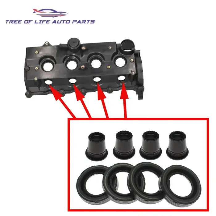 Kits de joint d'huile de couvercle de valve 8 pièces 98014752   Pour couvercle de Valve Opel Astra H