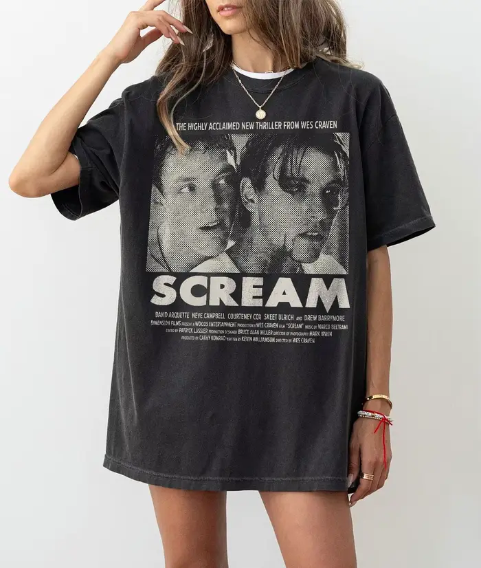 Scream Billy Stu Chemise BillyLoomis Chemise Stu Macher Scream Chemise Scream T-shirt Scream 1996 Ch