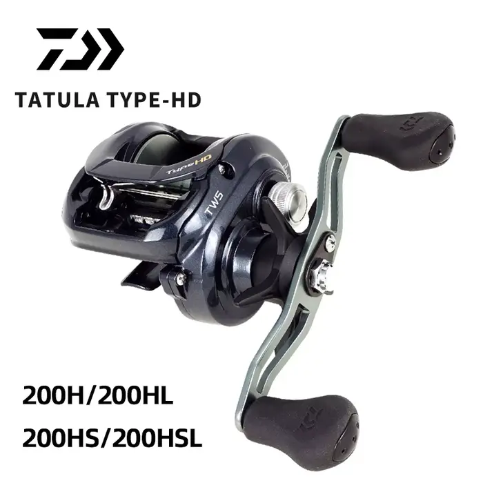 Moulinet de pêche DAIWA TYPE-HD TATULA 7+1BB baitcast rapport 6.3/7.3 traînée 6kg eau salée