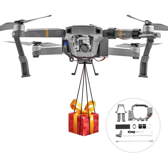 Système Airdrop pour Drone DJI Mavic Pro/Mavic Pro Platinum, lanceur, cadeau, livret, économiseur de