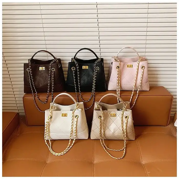 Sac à langer vintage chic pour femme, sac bandoulière élégant, sac fourre-tout de luxe, sac en cuir 