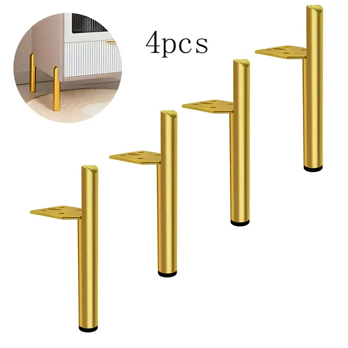 Pieds de support de bord de table en métal épais, meubles TV, canapé, quincaillerie, table à thé, lé