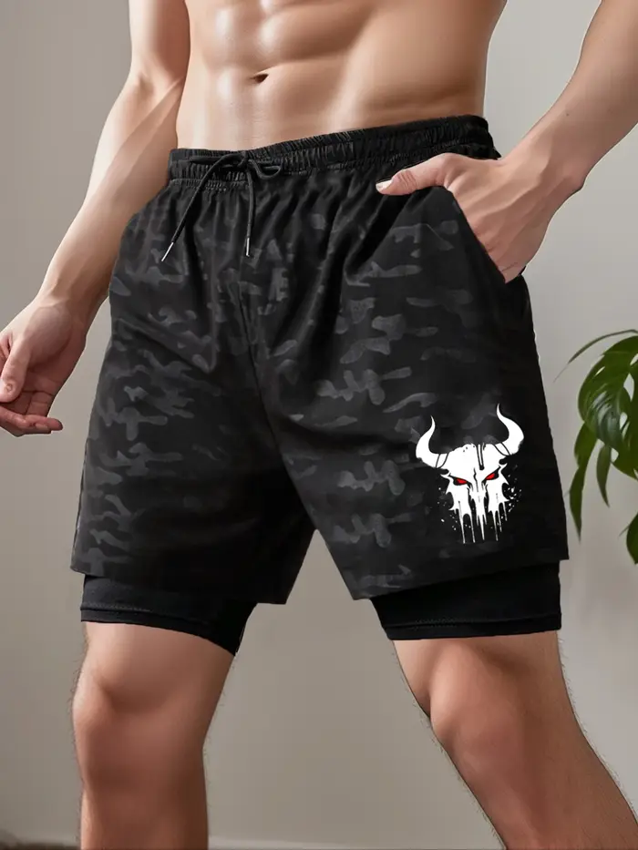 Objectifs respirants à double couche pour hommes, objectifs de sport respirants à séchage rapide