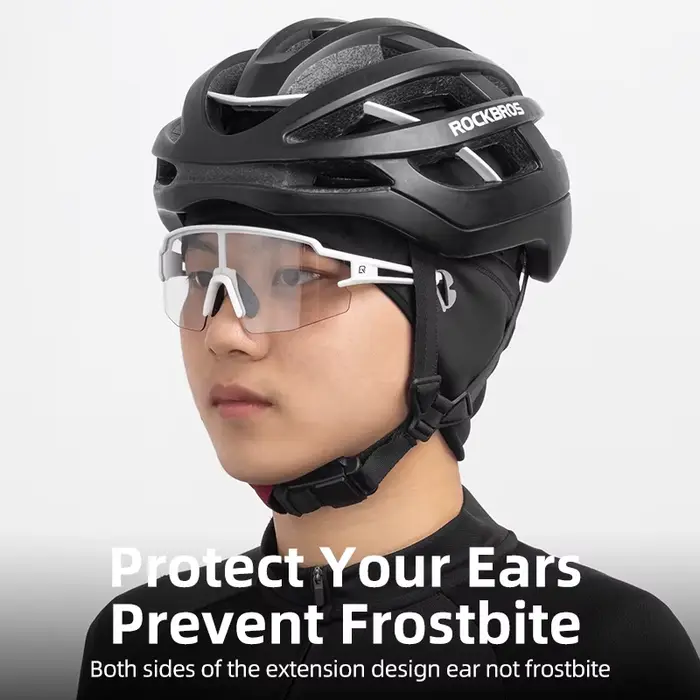 ROCKBROS casquettes de cyclisme coupe-vent thermique polaire vtt casquette de vélo Ski équitation mo