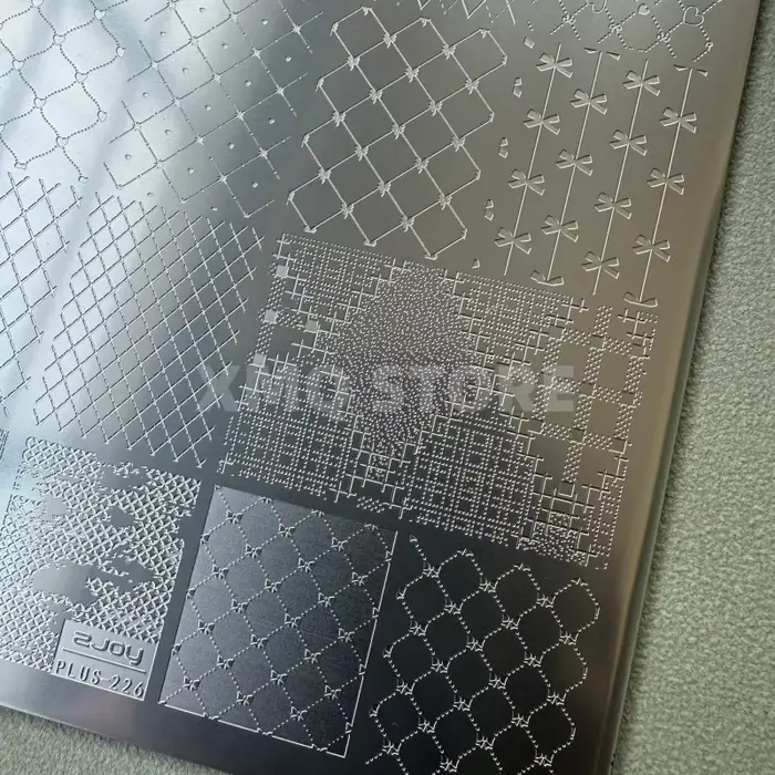 XMQ NAIL ART STAMPING PLATES LINES TEMPLATES IMAGEPLATE ROSE