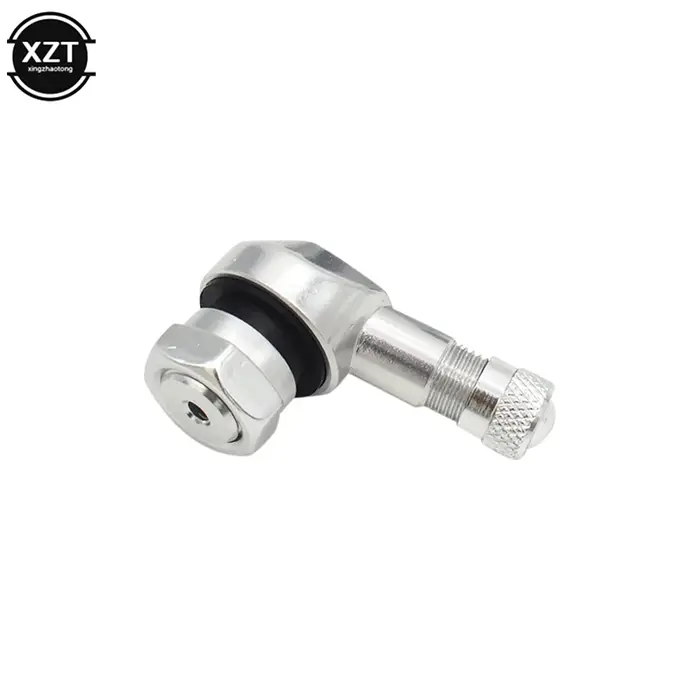 Valve en alliage d'aluminium, jante de moto, Angle de 90 degrés, tiges de Valve Tubeless pour pneu d