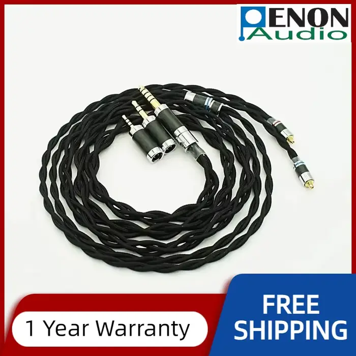 Penon Space-Câble de remplacement pour écouteurs, Plaqué argent, ODavid, HiFi, Audiophile, Câble de 