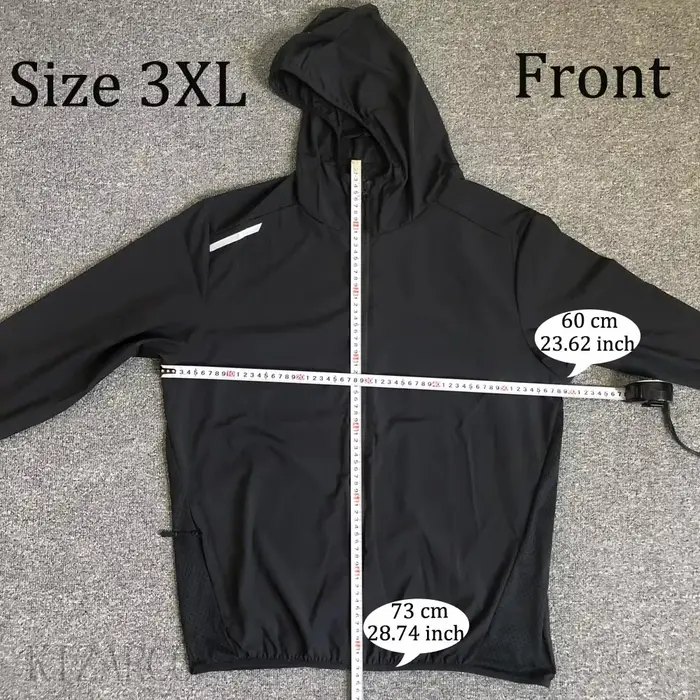 Veste de course automne 2025 réfléchissante à capuche pour hommes et femmes - Sport respirant