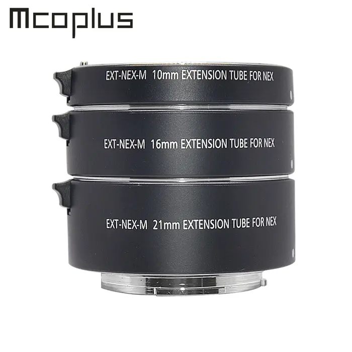 Mcoplus – bague d'extension Macro en métal, mise au point automatique, 10mm 16mm 21mm pour Sony e-mo