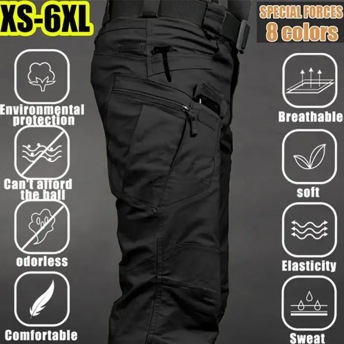 Pantalon Cargo tactique pour hommes, grande taille 6XL, pantalon de sport décontracté en plein air, 