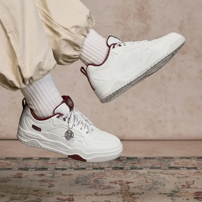 Xtep-Chaussures de Skateboard pour Femme, Baskets de dehors Rétro, Décontractées, Durabilité, Printe