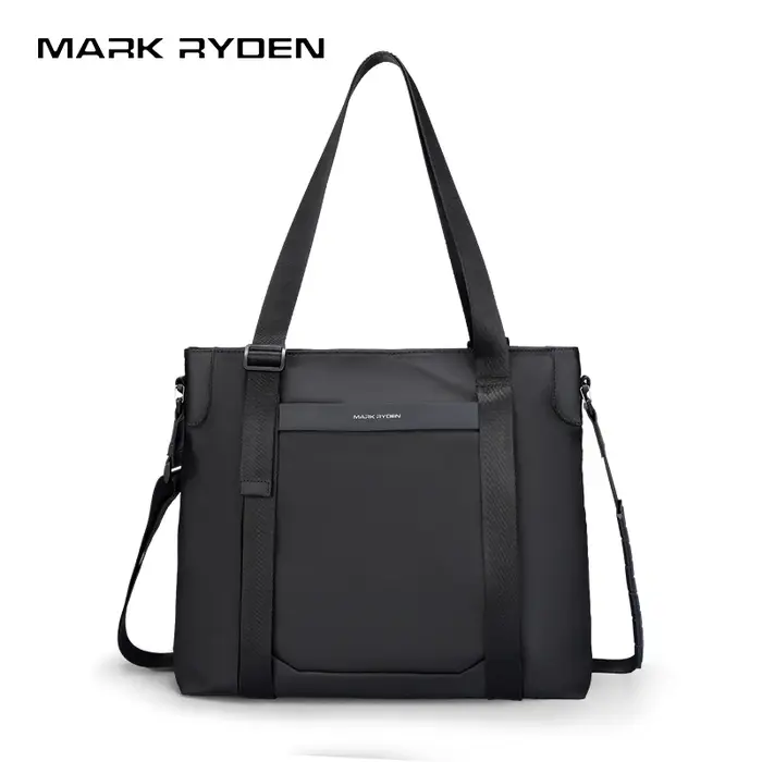 MARK RYDEN Sac fourre-tout pour homme, sac à main pour ordinateur portable hydrofuge avec fermeture 