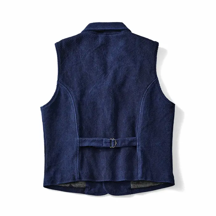 Veste indigo rétro d'Angleterre pour hommes, veste à revers optique rapCotton, manteau cardigan déco