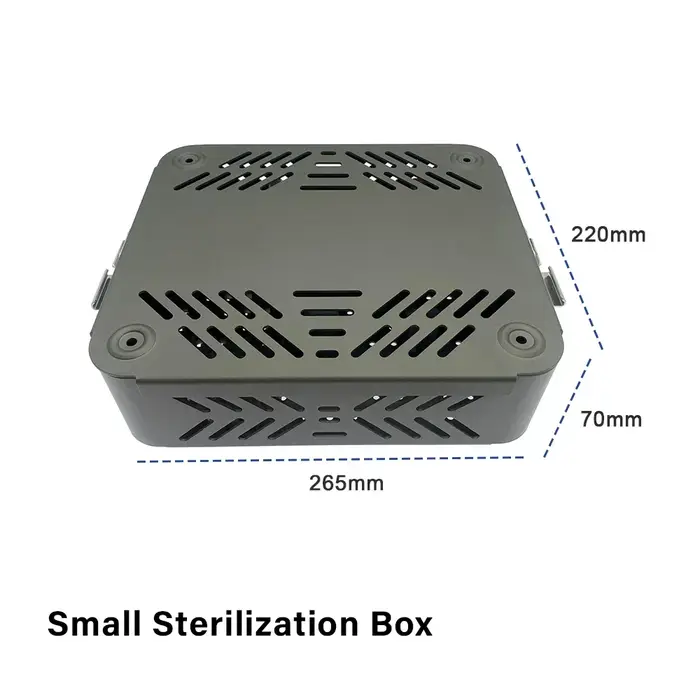 Boîte de stérilisation utilisée pour une petite perceuse électrique, scie, Instruments chirurgicaux 