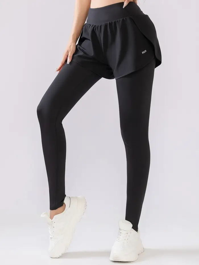 Ensemble sport taille haute femme 2 pièces - Pantalon yoga lifting hanches - Fitness et running