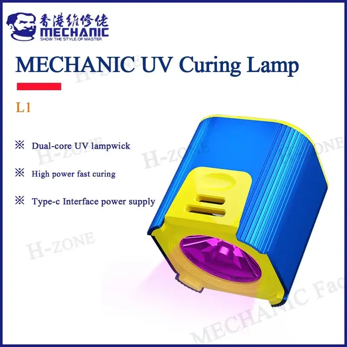 Mécanicien L1 lampe à polymérisation UV intelligente huile verte lumière à polymérisation rapide pou