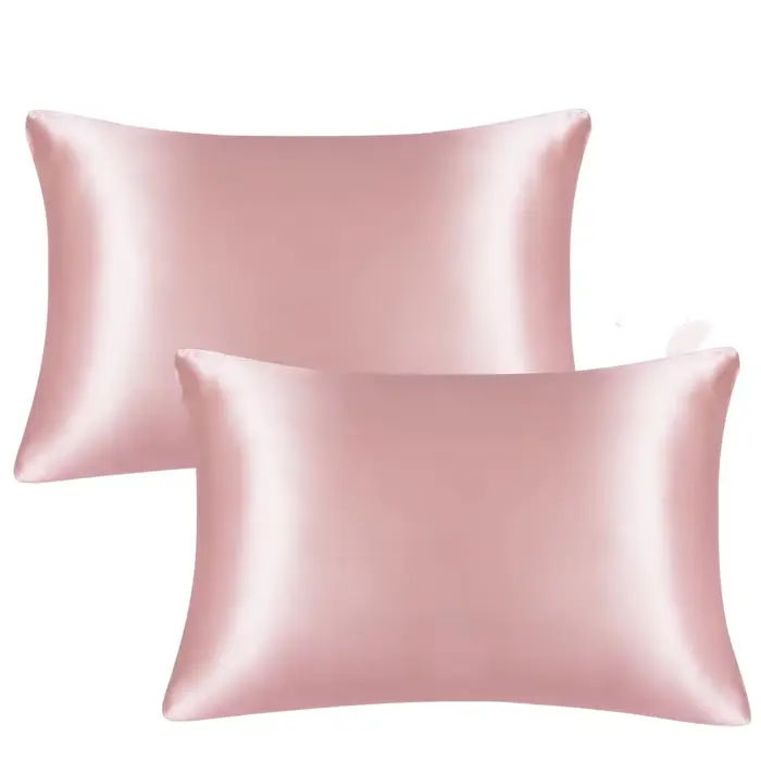 Juwensilk– taie d'oreiller en soie naturelle, taie d'oreiller en soie mûre, tache soyeuse, standard 