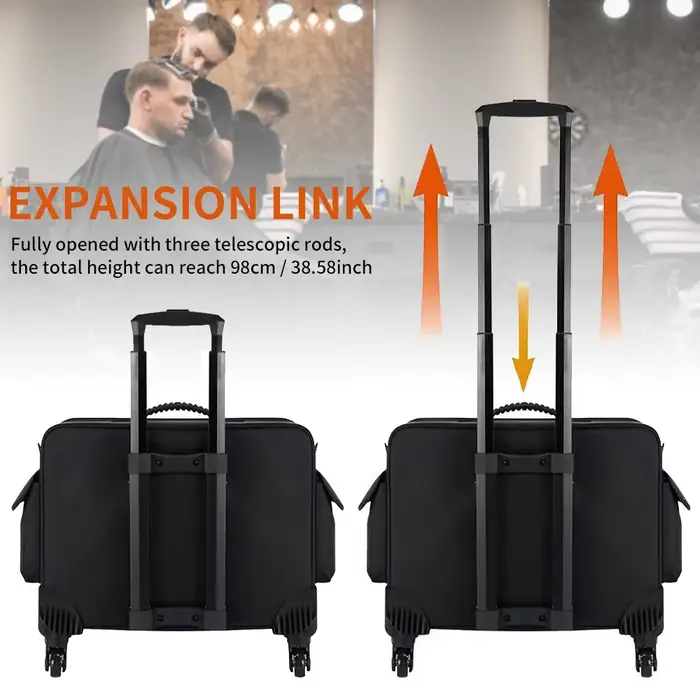 Grand Chariot à Roulettes pour Maquillage et Cosmétique, Boîte de Rangement pour Nail Art, Outils de