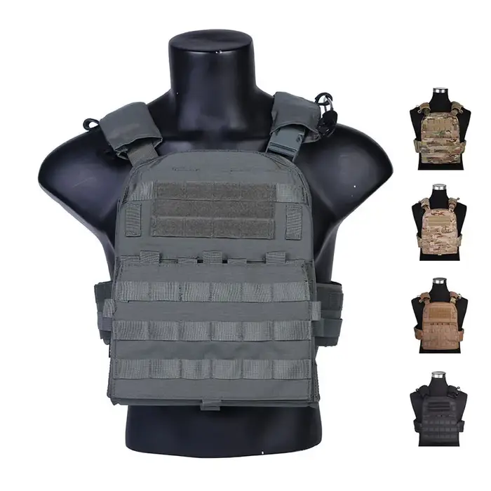 Emersongear porte-plaque adaptatif pour gilet tactique AVS Version lourde système Molle Airsoft chas