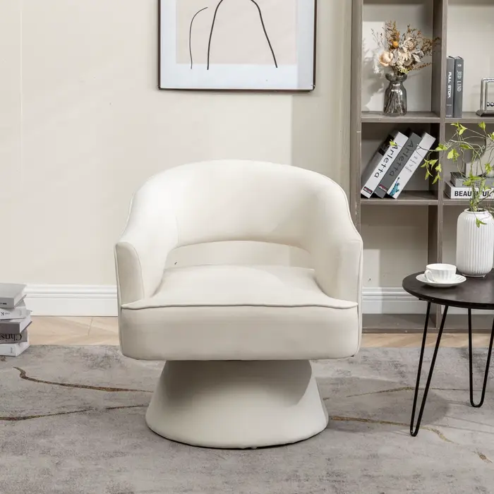 SEYNER-Fauteuil à Bras en Velours, Chaise de Chambre à Coucher, Meubles de Salon, Canapé Simple Nord