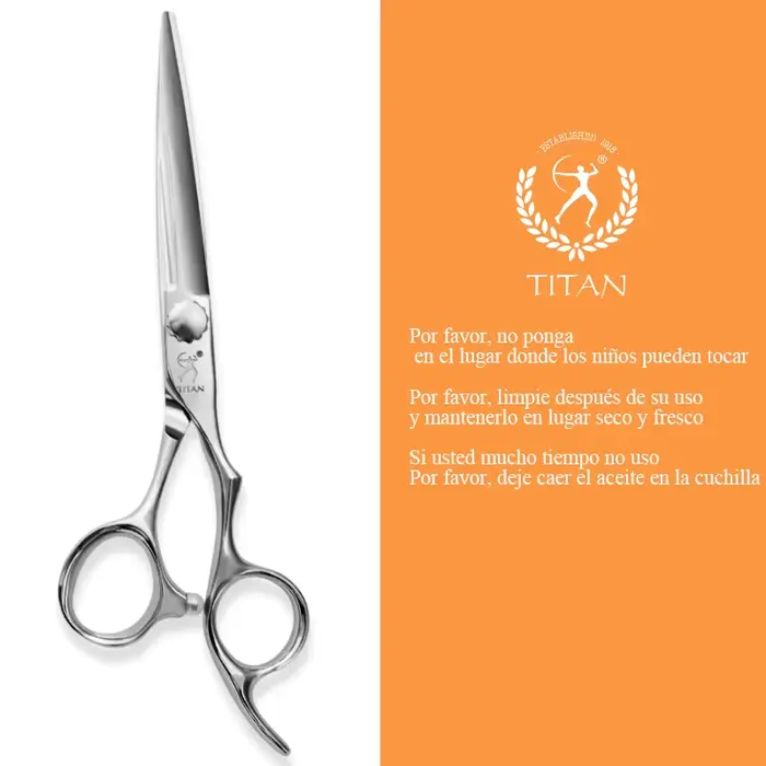 Titan barbier cheveux ATS314 japon acier professionnel tondeuses à cheveux ciseaux pour stylistes et