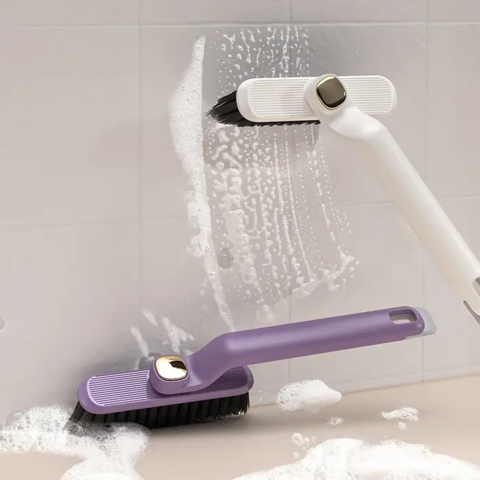 Brosse de nettoyage de crevasses rotative multifonction à main 360 °   Outil de nettoyage de coins r