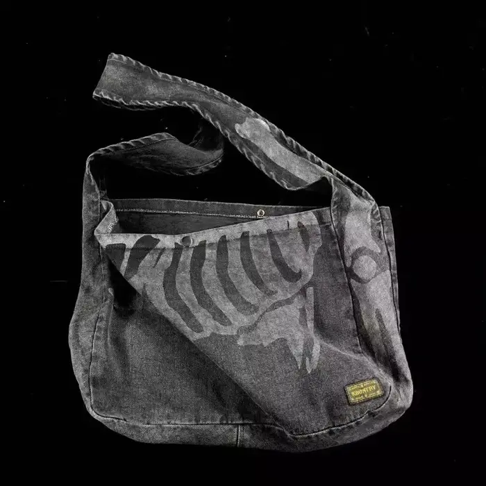 KAPITAL Hirata et Hiroshi Chunqiu Nouveau sac bandoulière polyvalent en denim vintage japonais tenda