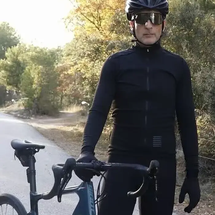 YKYWBIKE veste d'hiver polaire thermique hommes veste de cyclisme à manches longues cyclisme vélo vê