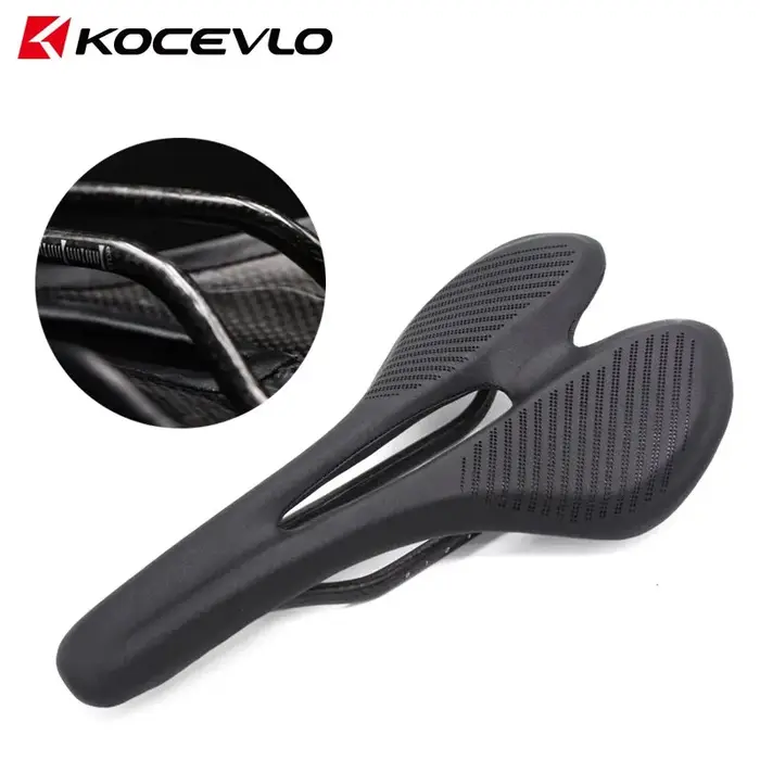 KOCEVLO T800 road VTT de la selle de vélo en fiber de carbone ultra-léger coussin de siège de vélo d