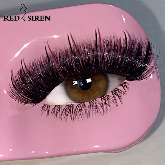 Nouveaux cils vaporeux et moelleux en Faux vison, vente en gros, marque privée russe C/D Curl, Exten