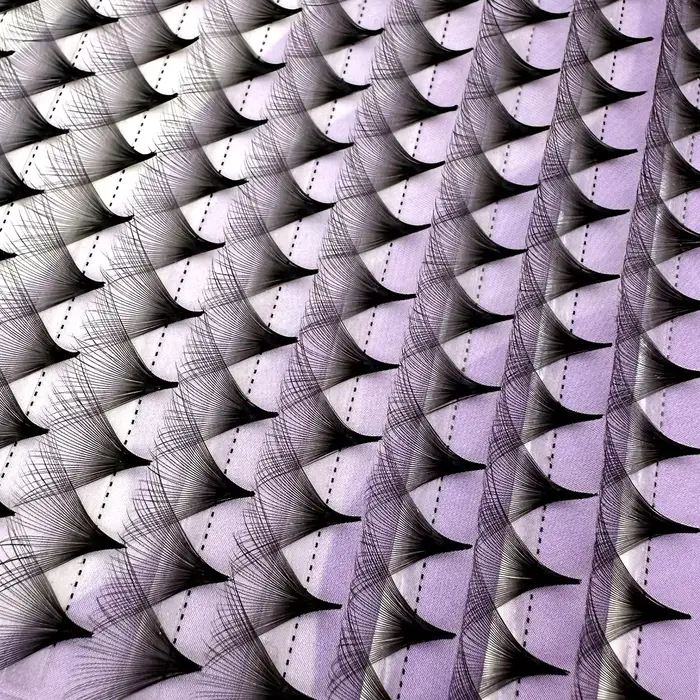 30/40D ventilateurs préfabriqués 0.05 Super moelleux gros ventilateurs Extensions de cils Base mince