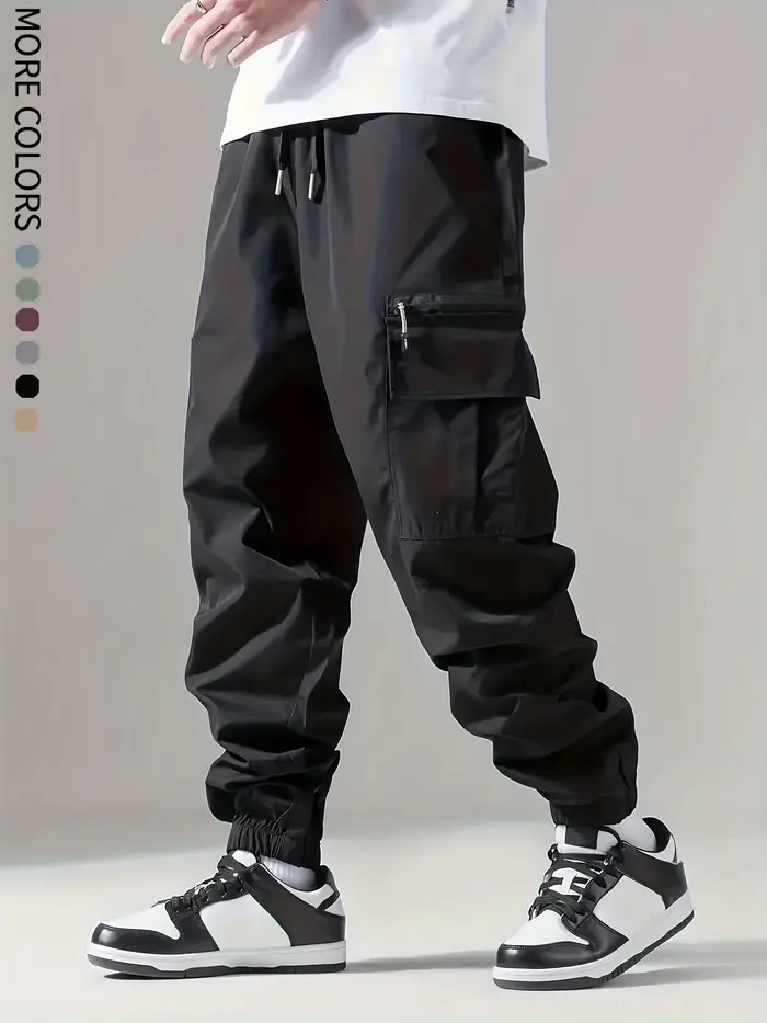 Pantalon cargo pour hommes, fjm fin, confortable et respirant, décontracté, extérieur, portable, cou