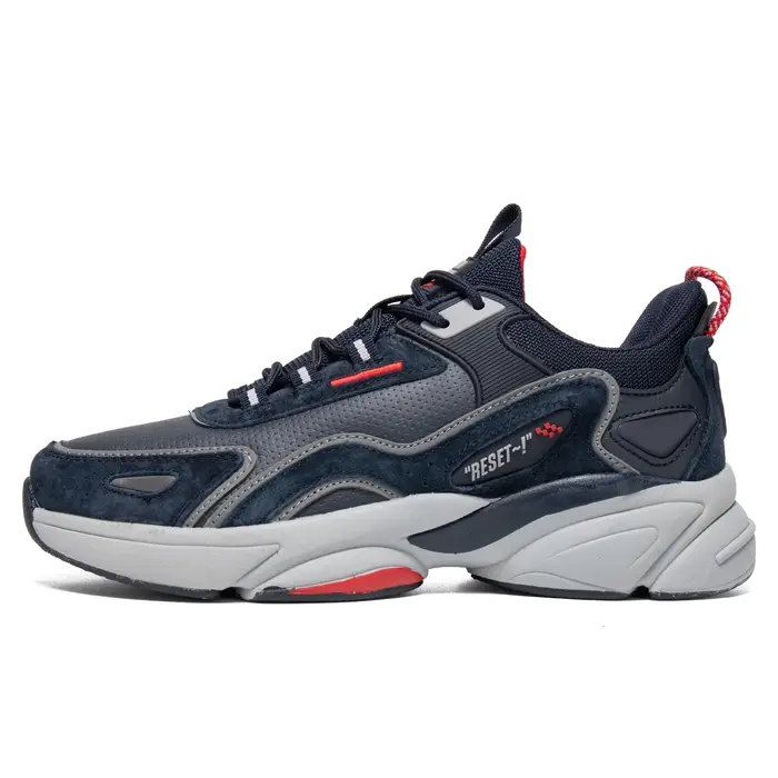 Baasploa chaussures de course légères pour hommes baskets décontractées en cuir de créateur à lacets