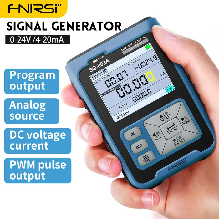 FNIRSI SG-003A générateurs de signaux 0-10V 4-20mA simulateur de tension de courant réglable sortie 