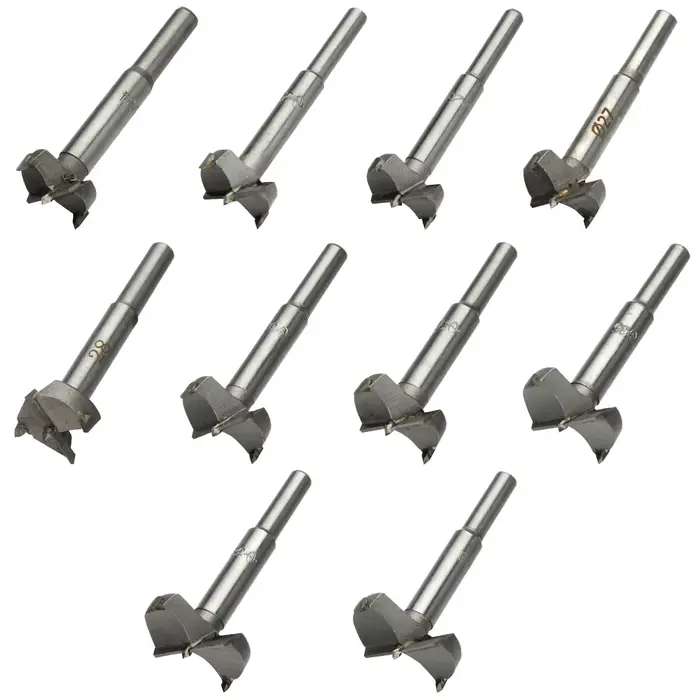 Forstner-Forets d'alésage en acier au carbone, travail de calcul, auto-centrage, scie cloche, carbur