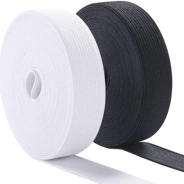 Bande élastique de couture de 5 mètres, bande élastique en tricot à haute élasticité pour la couture