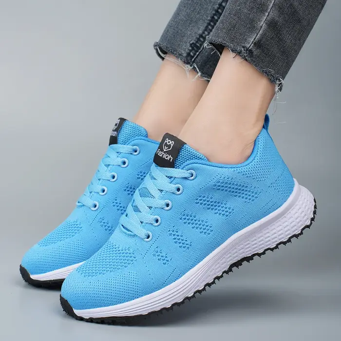 Femmes chaussures de sport décontractées en plein air anti-dérapant confortable Tennis tenues d'été 