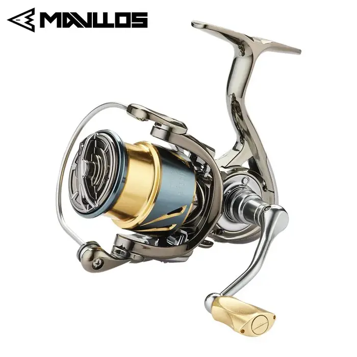 Moulinet de filature de truite Mavllos Chaser, puissance de traînée 15Kg rapport 5.1: 1 moulinet de 