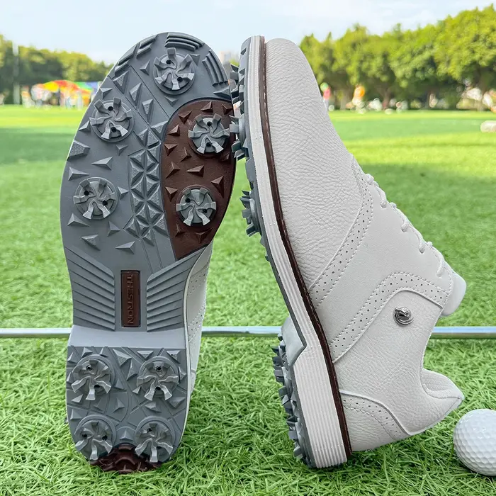 Chaussures de golf à pointes professionnelles pour hommes, baskets de golf de luxe, chaussures de ma