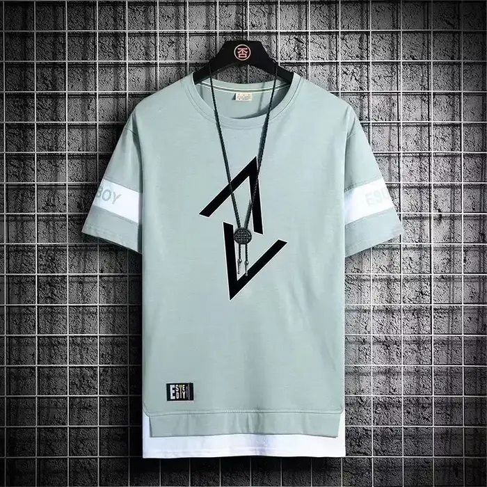 T-shirt marque hommes vêtements T-Shirts mode à manches courtes t-shirt Streetwear été col rond T-Sh